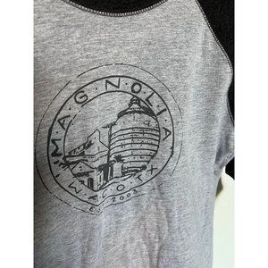 Magnolia homes long sleeve baseball t shirt kids xl